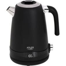 Adler Kettle 1.7l with temp. regular black AD 1295b