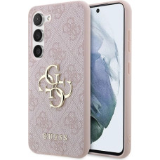 Guess 4G Big Metal Logo case for Samsung Galaxy S24 - pink