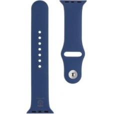 Tactical -  Tactical 837 Silicone Band for Apple Watch 1/2/3/4/5/6/7/8/9/SE 38/40/41mm Navy Blue