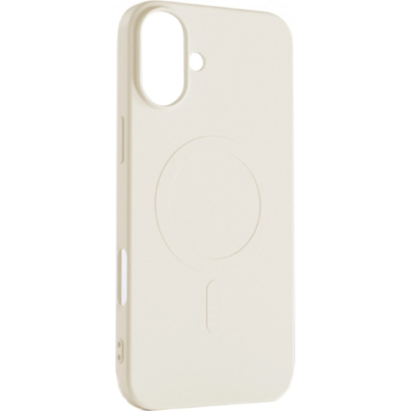 Hurtel Liquid Silicone Case MagSafe for iPhone 16 Pro Max - beige