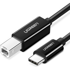 Ugreen US370 45106 cable for USB-C / USB-B printer 2m - black