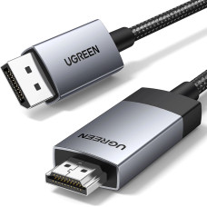 Ugreen DP119 25491 DisplayPort to HDMI 4K 60Hz Cable 3m - Gray