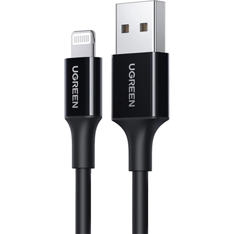 Ugreen US155 80822 USB-A / Lightning MFi 2.4A cable 1m - black