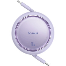 Baseus Free2Pull retractable USB-C / Lightning cable 20W 1m - purple