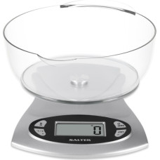 Salter 1069 SVDR 5KG Electronic Kitchen Scale - Silver