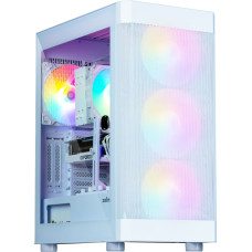 Zalman i4 TG White, fan RGB x4