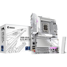 Gigabyte Mainboard|GIGABYTE|Intel Z890|LGA1851|ATX|Memory DDR5|Memory slots 4|2xPCI-Express 4.0 4x	|1xPCI-Express 5.0 16x|4xM.2|1xDisplayPort|4xUSB 2.0|5xUSB 3.2|1xUSB-C w/Thunderbolt|1xOptical S/PDIF|1xRJ45|2xAudio port|Z890AELITEWF7ICE