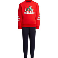 Adidas Tracksuit adidas LK Holiday Set Jr H40344 (140cm)