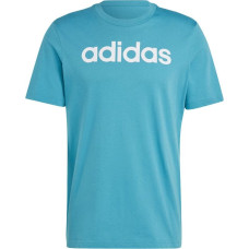 Adidas Essentials Single Jersey Linear Embroidered Logo Tee M IJ8655 (L)