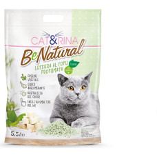 Record CAT&RINA Tofu Green Tea 5.5 Lt - aromatizēti tofu pakaiši kaķiem