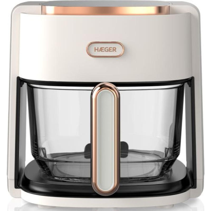 Haeger AF-G45.006A Air Glass Digital Karstā gaisa cepšanas ierīce 8in1 4.5L 1200W