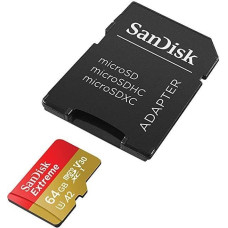 Sandisk By Western Digital MEMORY MICRO SDXC 64GB UHS-I/W/A SDSQXAH-064G-GN6AA SANDISK