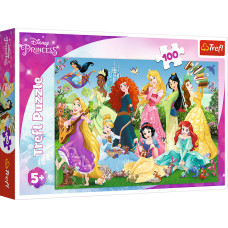 Trefl DISNEY PRINCESS Puzle Princeses, 100 gab.