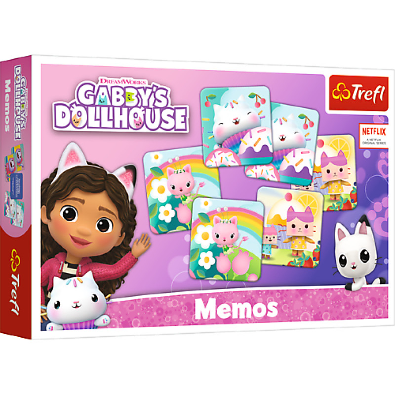 Trefl GABBY´S DOLLHOUSE Memo Gabby´s Dollhouse