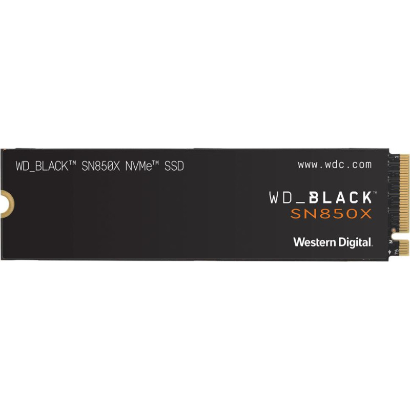 Western Digital SSD|WESTERN DIGITAL|Black SN850X|4TB|M.2|PCIE|NVMe|Write speed 6600 MBytes/sec|Read speed 7300 MBytes/sec|2.38mm|TBW 2400 TB|WDS400T2X0E