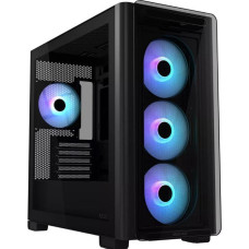 Asus Case|ASUS|A23 PLUS|MidiTower|Case product features Transparent panel|MicroATX|MiniITX|Colour Black|A23PLUSTG/ARGBBLACK