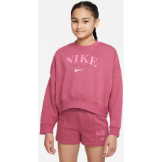 Nike Sportswear Trend Flc Crew Jr DV2563 633 sweatshirt (XL (158-170))