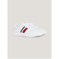 Tommy Hilfiger Supercup Lealther M STRIPES shoes FM0FM04824YBS (44)