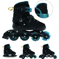 Spokey Quattro 4IN1 inline skates SPK-943433 size 34-37 BK/DBL (34-37)