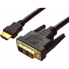 Brackton Kabelis Brackton DVI Male - HDMI Male 2m Black