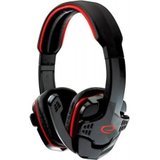 Esperanza HEADPHONES WITH MICROPHONE FOR PLAYERS RAVEN RED