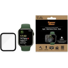 Panzerglass Curved Antibacterial Tempered Glass for Apple Watch 7 - 41mm - Black