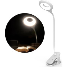 Hurtel Wireless LED reading lamp with clip + white micro USB cable