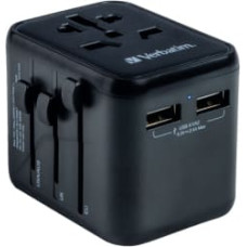 Verbatim Adapteris Verbatim Universal Travel 2 x USB