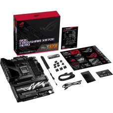 Asus Mainboard|ASUS|AMD X870E|SAM5|ATX|Memory DDR5|Memory slots 4|2xPCI-Express 4.0 16x|2xPCI-Express 5.0 16x|4xM.2|1xHDMI|1xAudio-In|1xAudio-Out|6xUSB 3.2|2xUSB-C|2xUSB4|1xOptical S/PDIF|1xRJ45|ROGCROSSHAIRX870EHERO