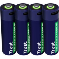 Trust Baterijas Trust USB-C Rechargeable AA Batteries