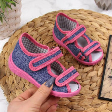 Nazo Home slippers Nazo Jr. TEX4B navy blue-pink (19)