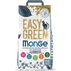 Monge EASY GREEN with Activated Carbon 10 L - augu šķiedru pakaiši kaķu tualetei