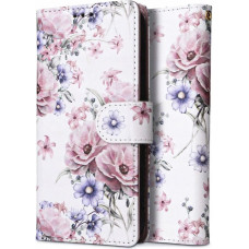 Tech-Protect Wallet case for Xiaomi Redmi 13C / Poco C65 - pink flowers