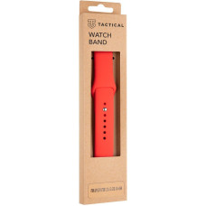 Tactical -  Tactical 498 Silicone Band for Apple Watch 1/2/3/4/5/6/7/8/9/SE 42/44/45mm Red