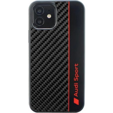 Audi Carbon Fiber Stripe iPhone 12/12 Pro 6.1" black/black hardcase AUS-TPUPCIP12P-R8/D1-BK