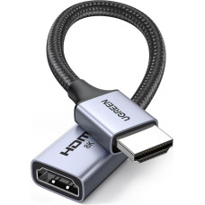 Ugreen HD165 HDMI (Male) / HDMI (Female) 8K Cable 0.15m - Gray