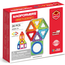 Magformers Basic Plus komplekts, 26 gab.