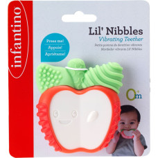 Infantino Lil´ nibbles Vibrējošais zobgrauznis ābols