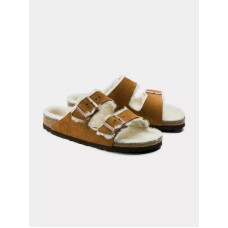 Birkenstock Arizona Shearling Mink W 1001135 flip-flops (42)