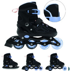 Spokey Quattro 4IN1 inline skates SPK-943430 size 34-37 BK/VT (34-37)