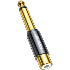 Ugreen 6.35mm jack adapter (male) to RCA (female) gold (AV169 80731)