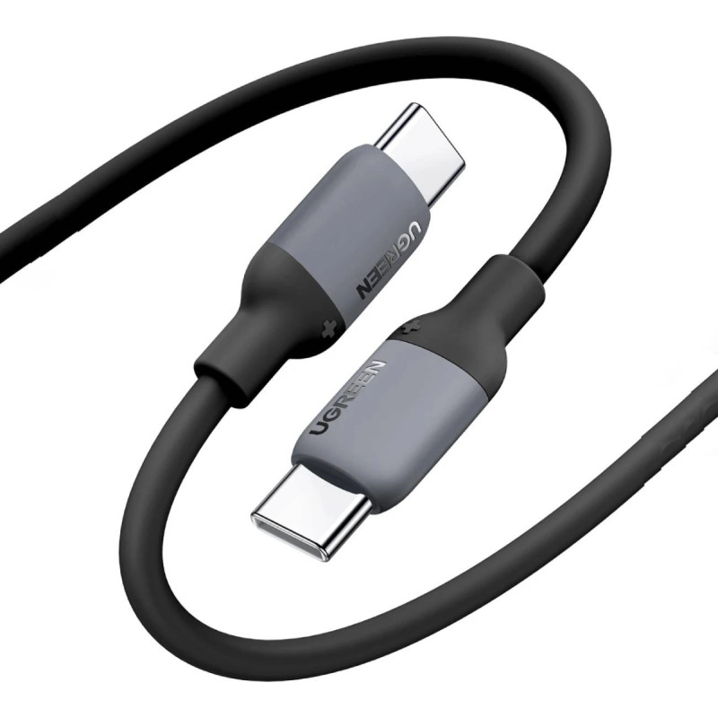 Ugreen US563 USB-C - USB-C cable 60W 5A 1m - black