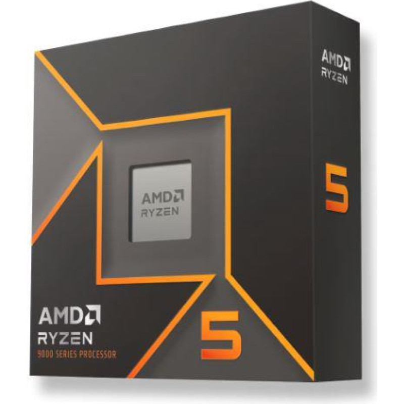 AMD CPU Desktop Ryzen 5 6/12T 9600X  (3.9GHz/5.4GHz,38MB,65W,AM5) box, with Radeon Graphics