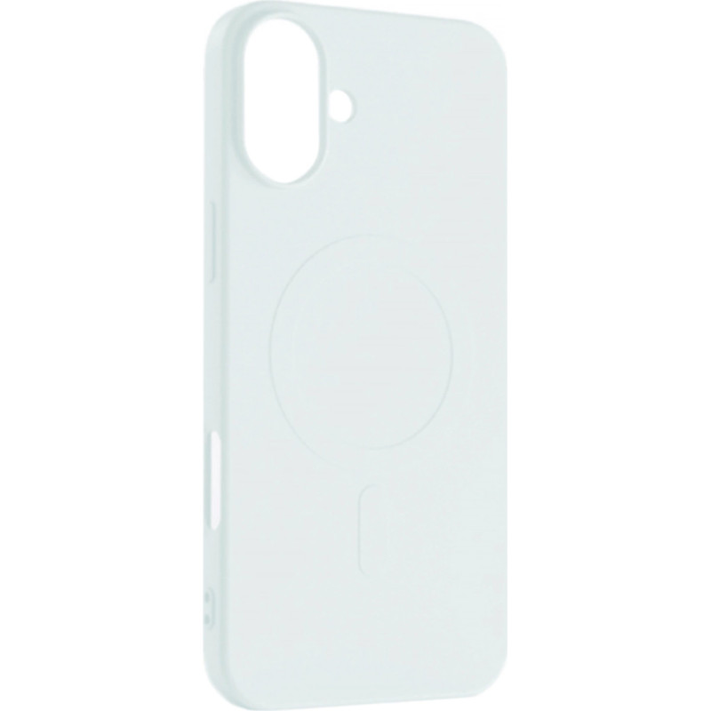 Hurtel Liquid Silicone Case MagSafe for iPhone 16 - white