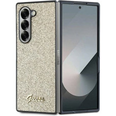 Guess 4G Glitter Script Case for Samsung Galaxy Z Fold 6 - Gold