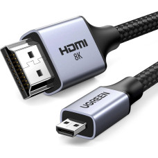 Ugreen HD164 15516 micro HDMI / HDMI 2.1 8K cable 1m - gray