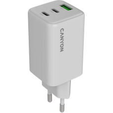 Canyon charger CU65ACC GaN 65W 2xPD 1xQC EU White