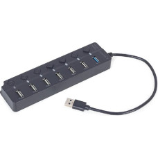 Gembird I/O HUB USB3 7PORT/UHB-U3P1U2P6P-01 GEMBIRD