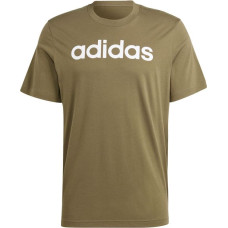 Adidas Essentials Single Jersey Linear Embroidered Logo Tee M IC9280 (L)