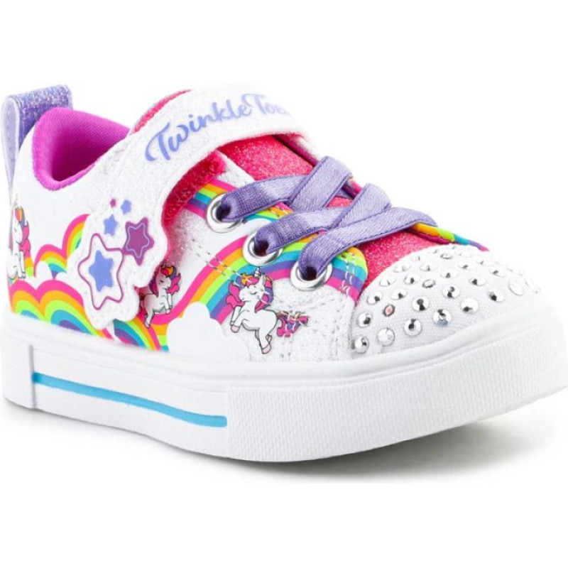 Skechers S-Lights Girls Twinkle Sparks Jumpin Clouds Jr 314809N-WMLT shoes (EU 25)